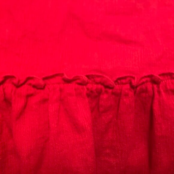 Red Peplum Top - Picture 2 of 3